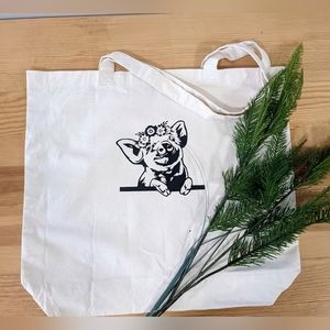 Babe piggy tote bag